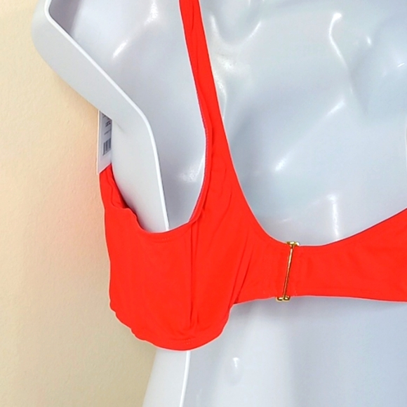 NEW Andie Bikini Top XXXL 3XL Swim Vacation Red POPP - Picture 4 of 5